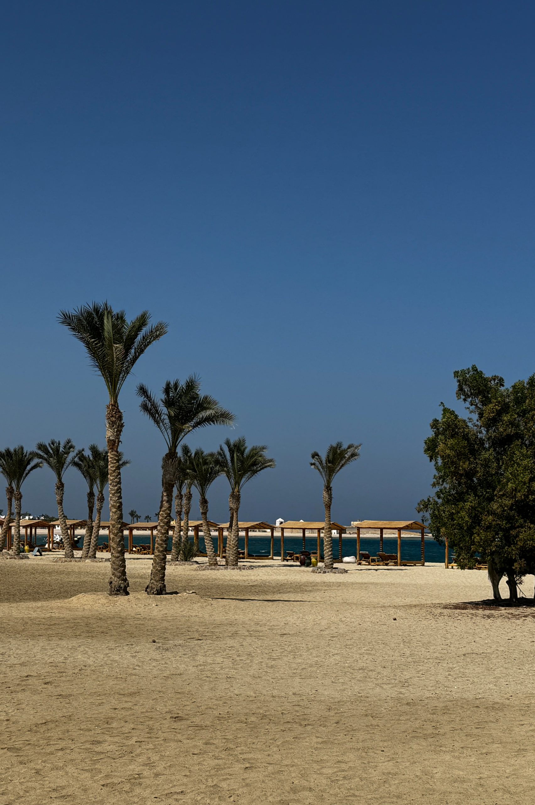Resorts in Abu Dabab bei Marsa Alam.
