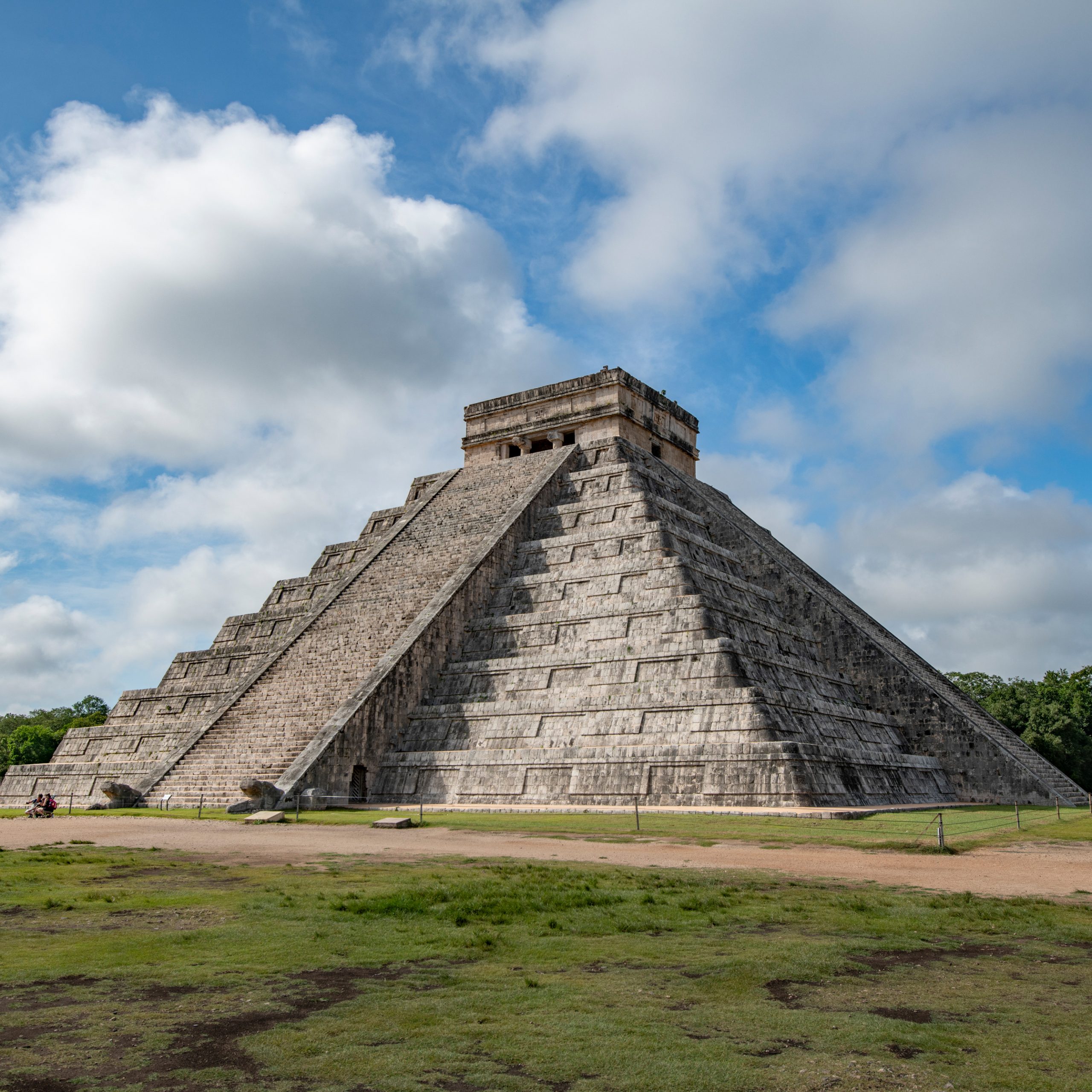 Sonnenpyramide von Chichen Itza in Mexiko.